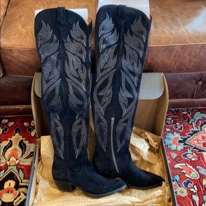 Frye Shane Thigh High Boots!